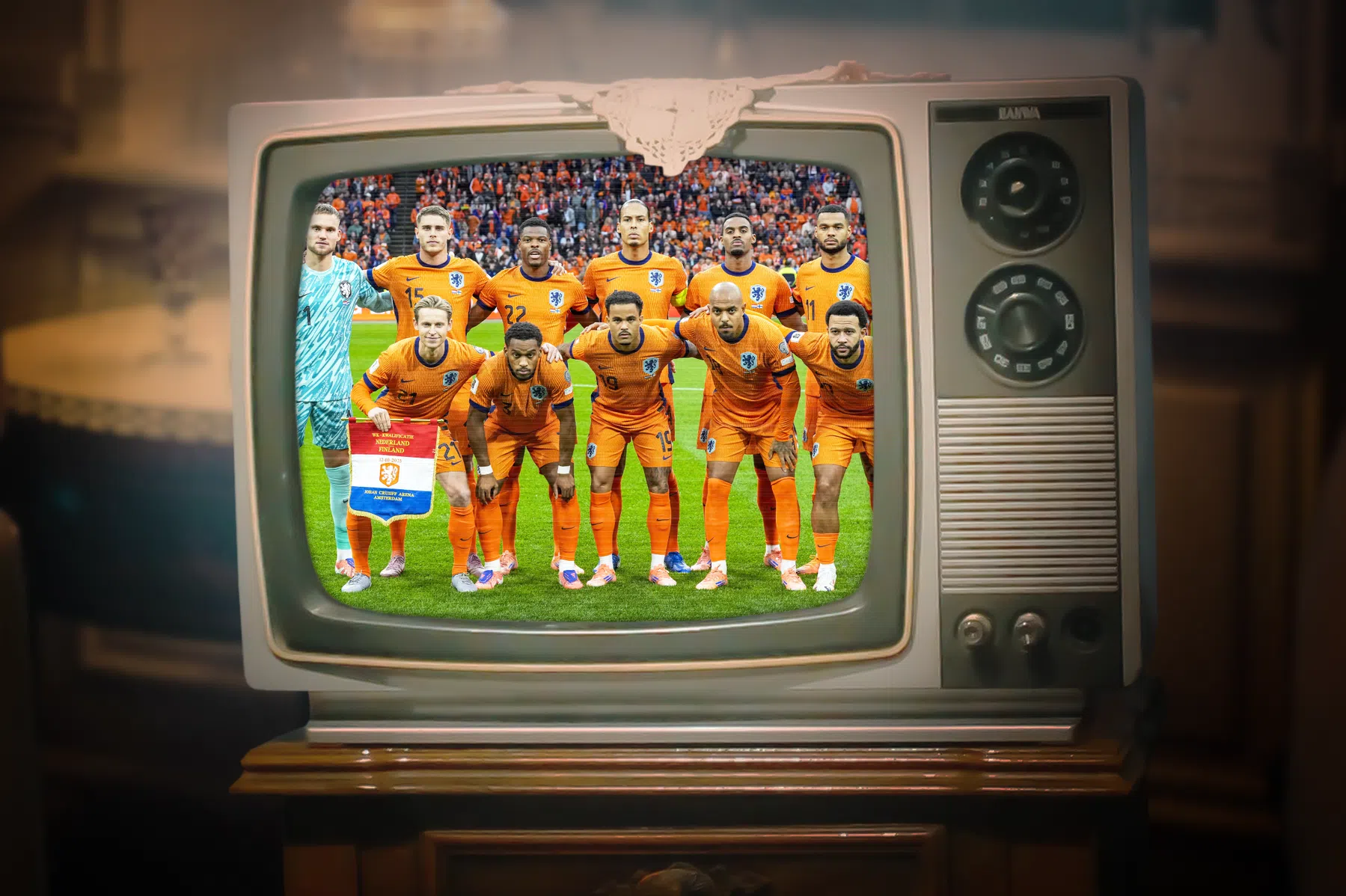 Op deze zender worden de interlands van Oranje met Polen en Litouwen uitgezonden