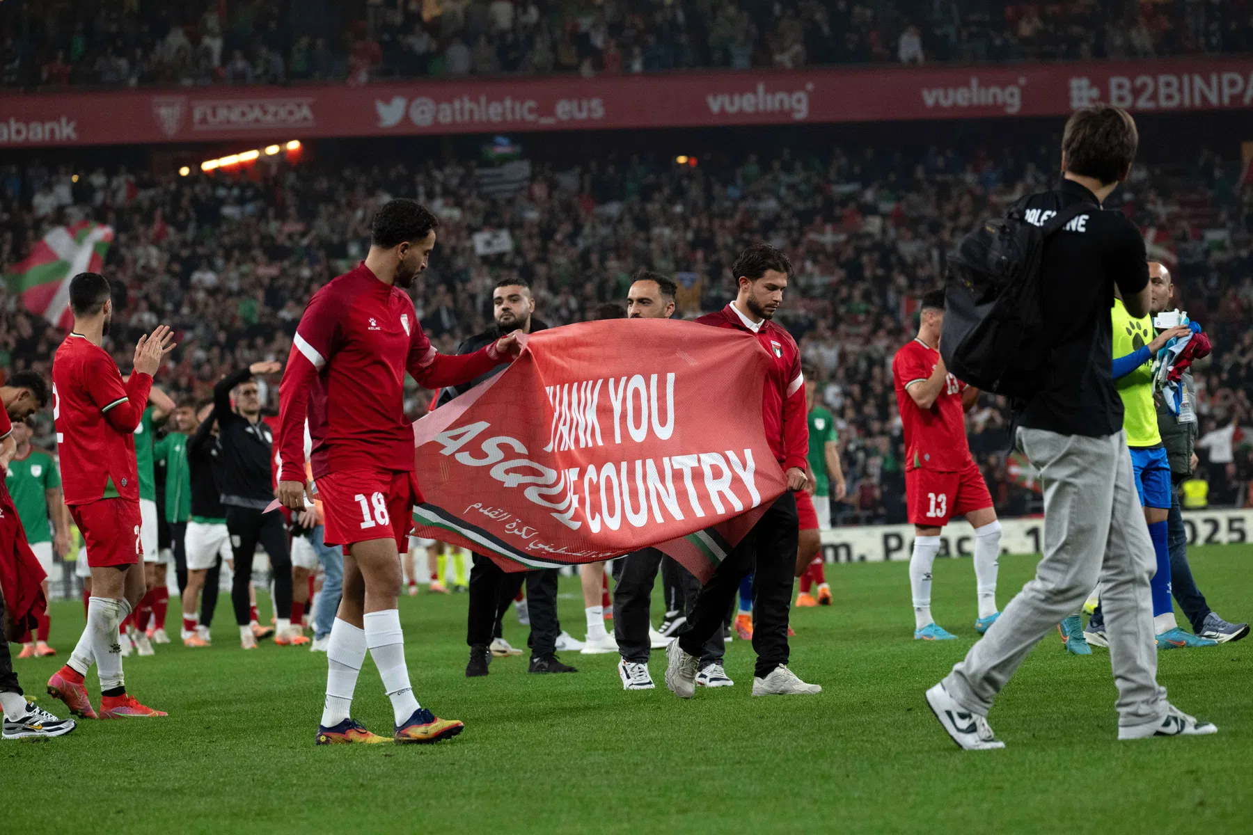 Oefenduel in Bilbao levert ruim een miljoen op voor wederopbouw van Gaza 