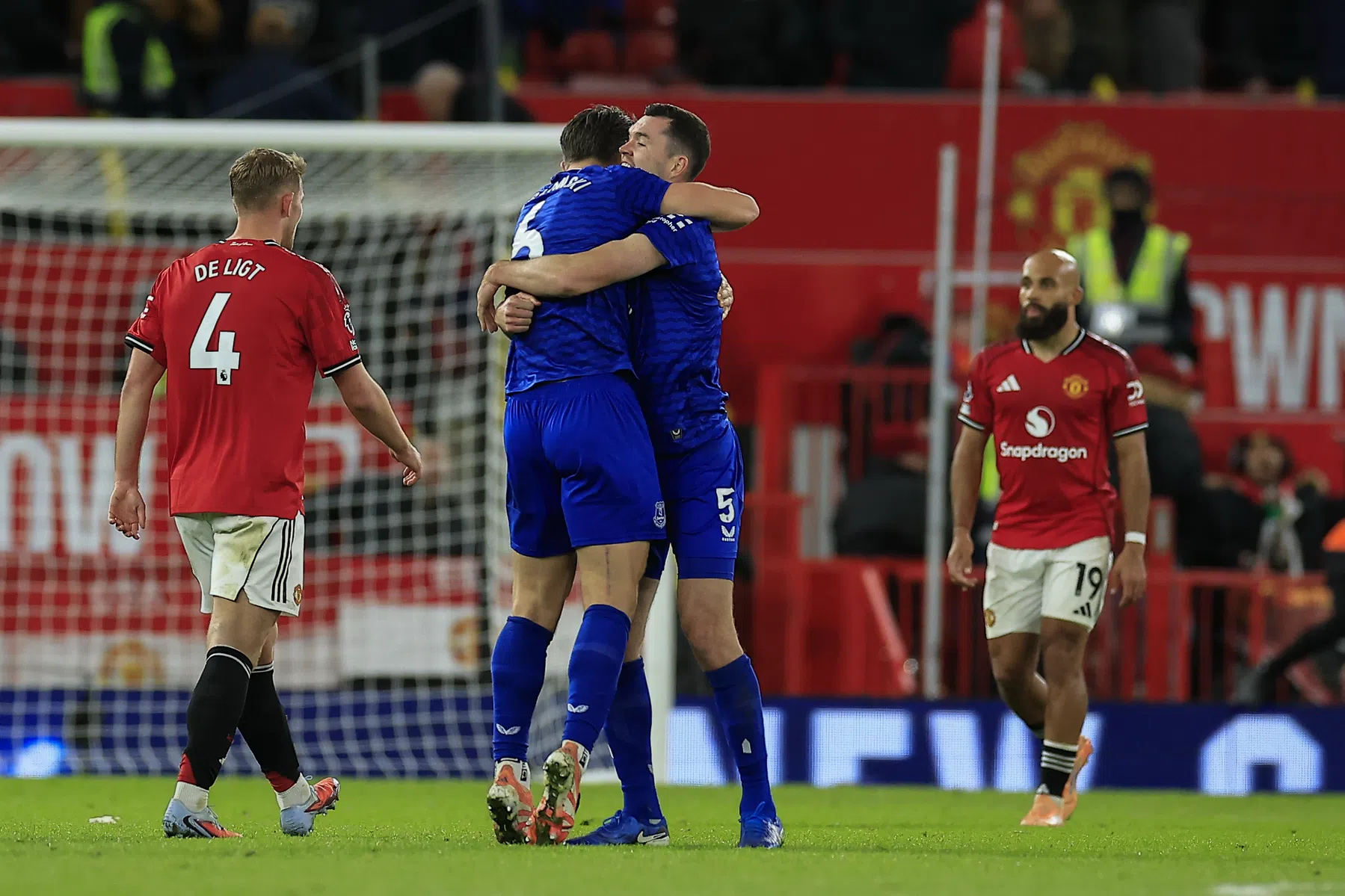 Nog nooit gezien: dit maakt de zege van Everton bij Manchester United uniek