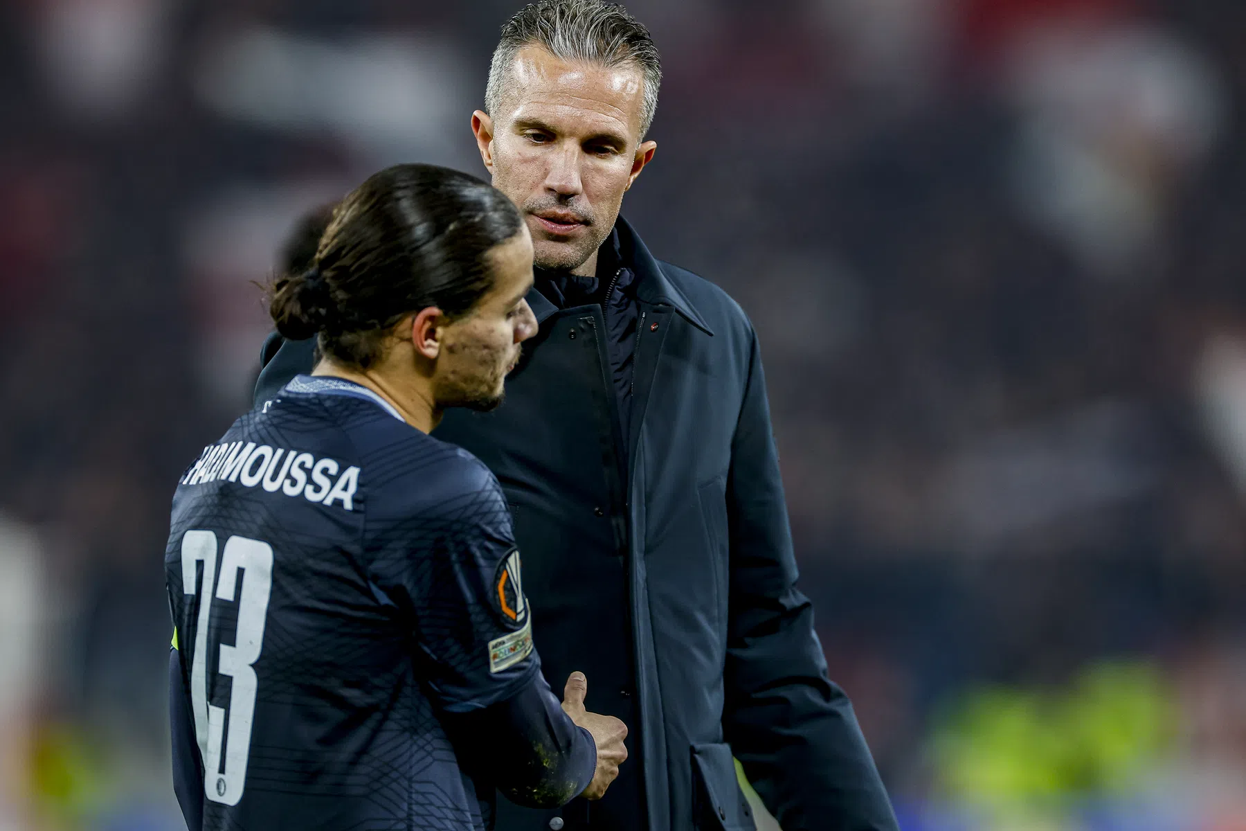 Van Persie tevreden over meeting met Hadj Moussa