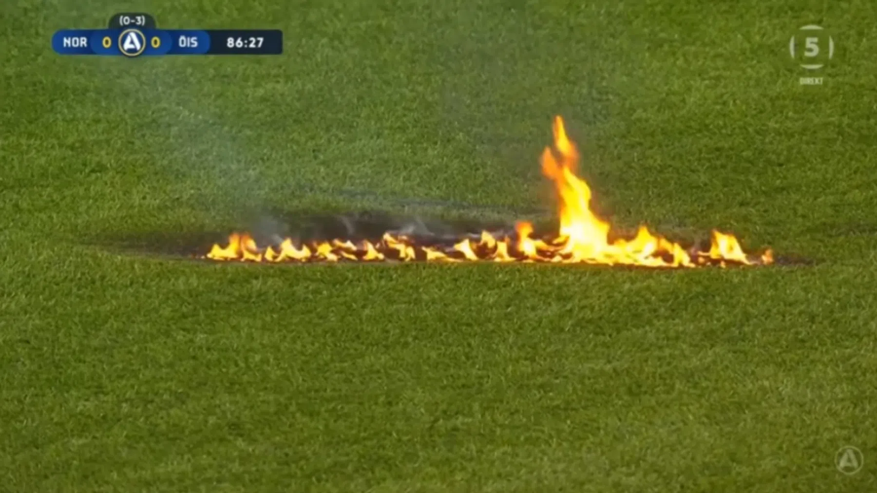 Ook Zweden in de ban van 'onaanvaardbare' pyro-actie van fans