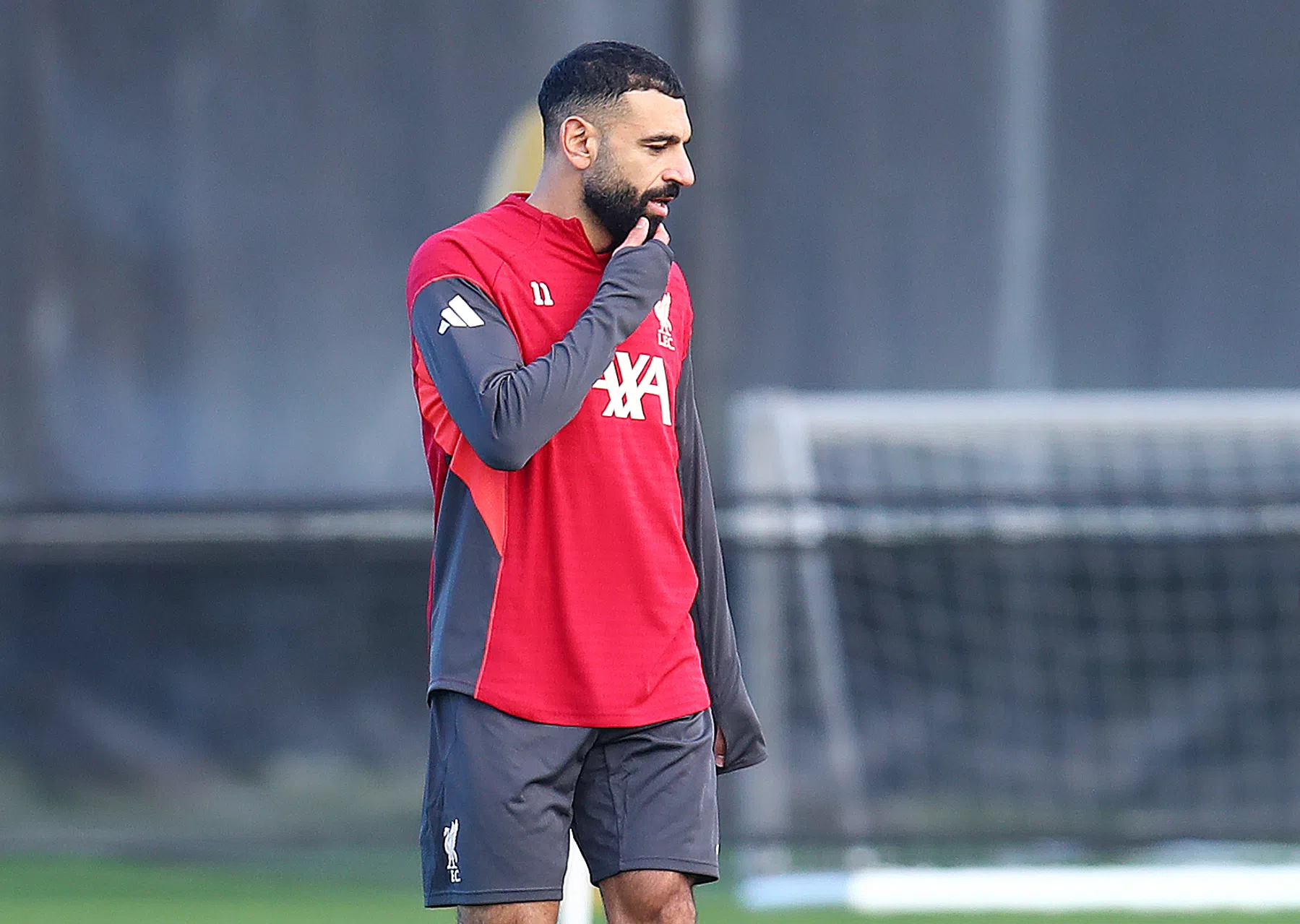 Salah deelt eenzame gymfoto terwijl zijn ploeggenoten in Milaan zitten