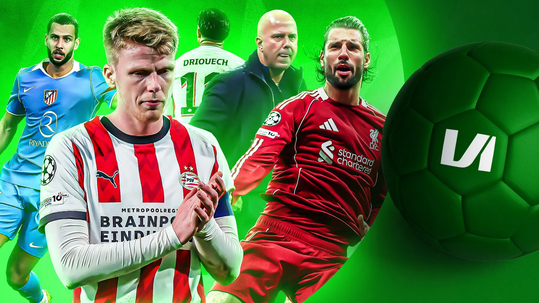 Rondje Europa:  PSV komt net tekort en Slot kan weer lachen