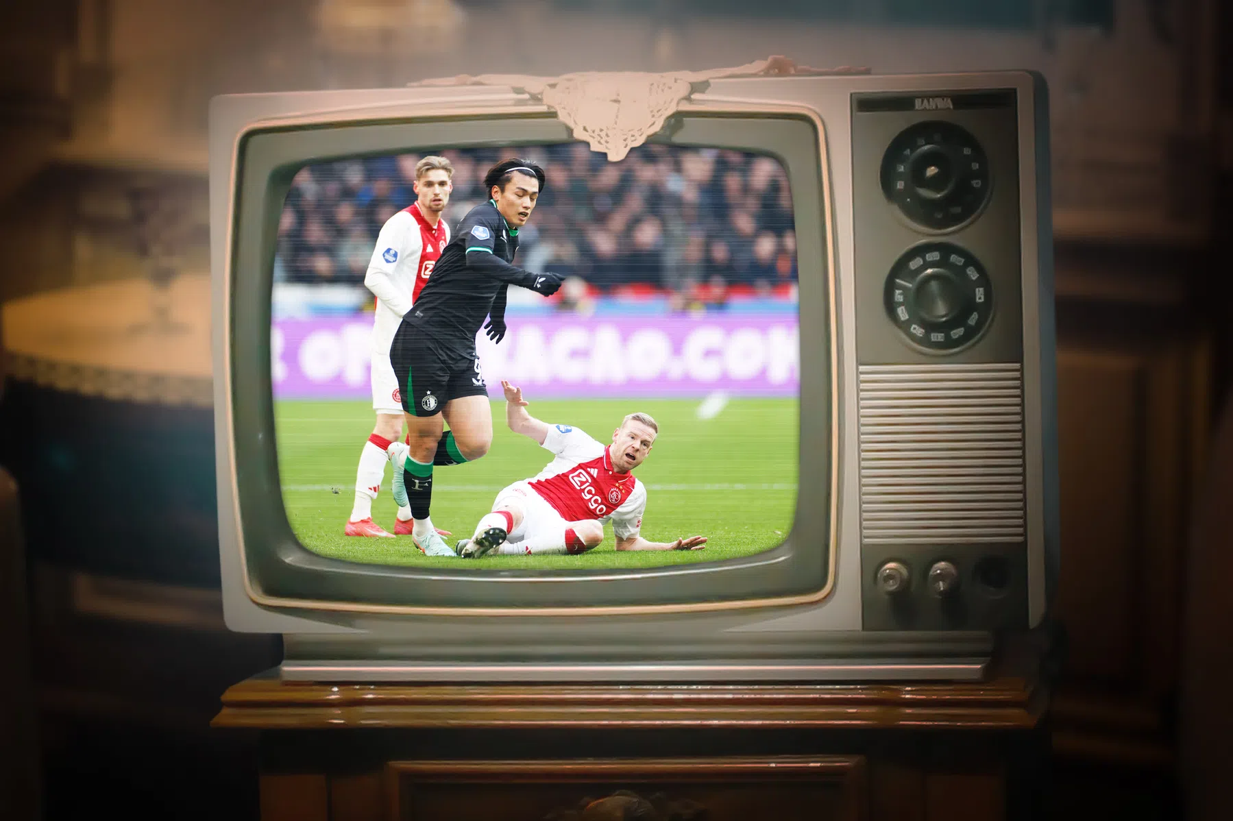 Op deze zender wordt Klassieker tussen Ajax en Feyenoord uitgezonden