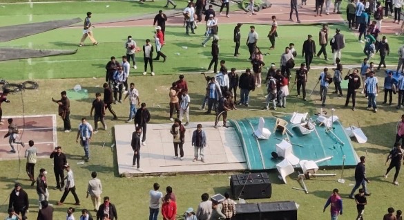 Totale chaos in India na komst Messi: van gemiste trouwdag tot rellen