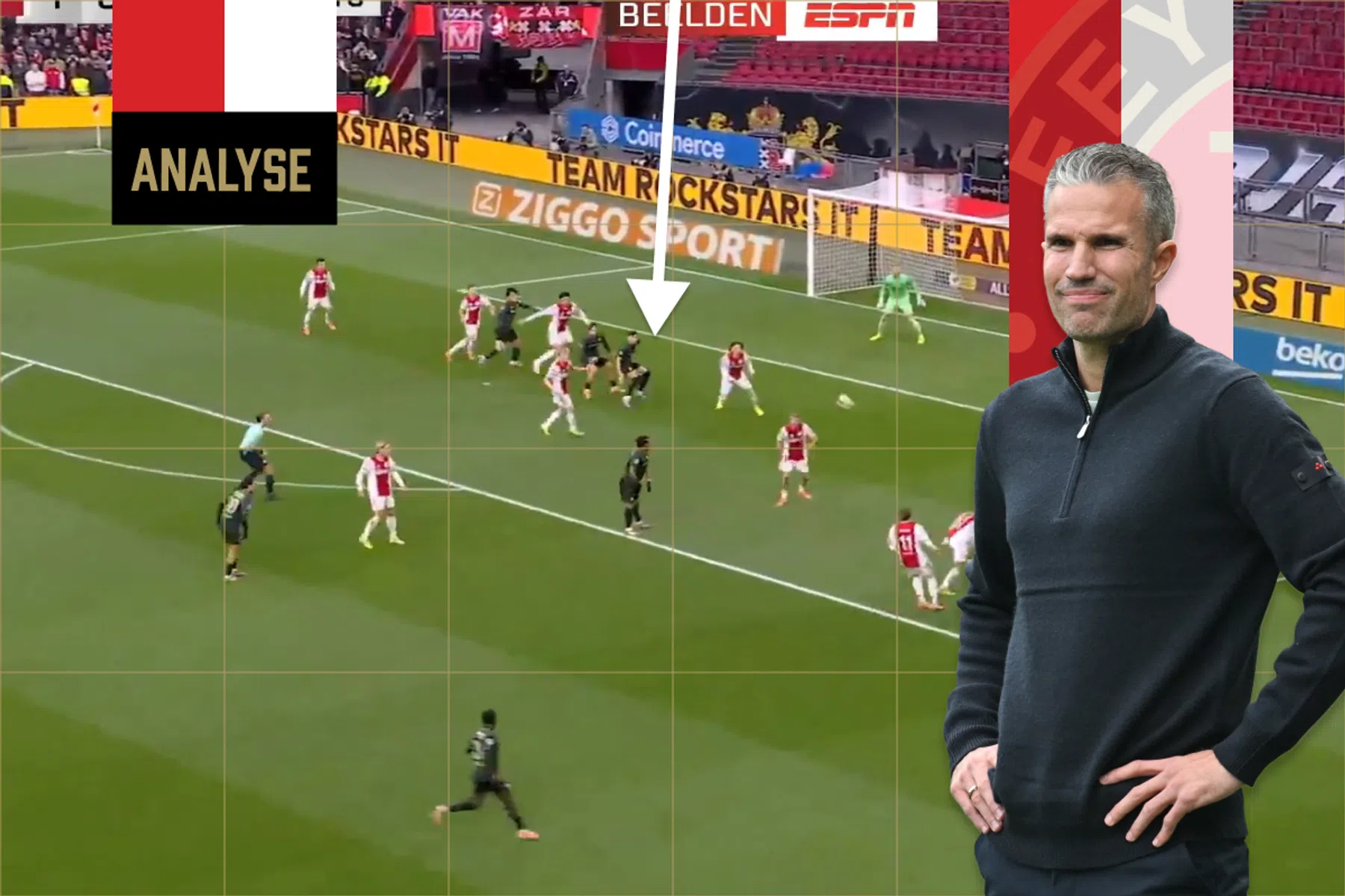 Analyse Ajax - Feyenoord: Robin van Persie laat zich foppen door Expected Goals