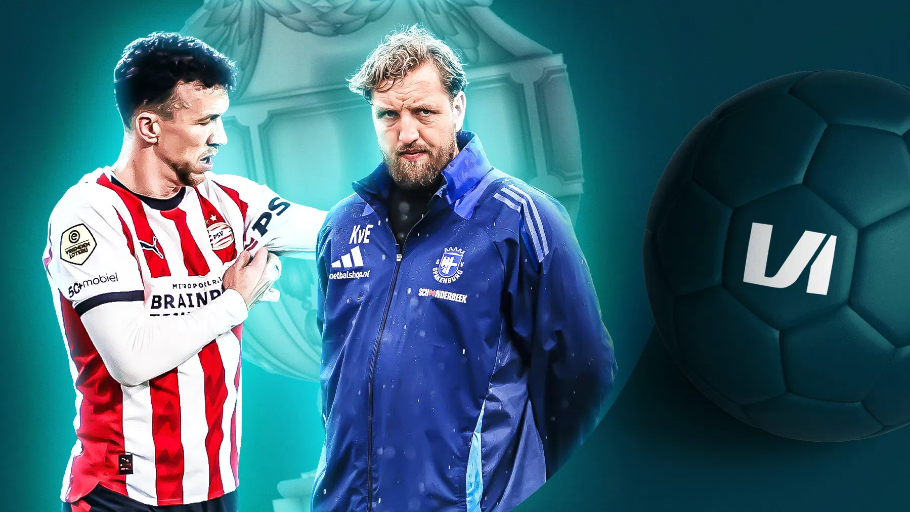 Rondje KNVB Beker: stunttrainer van Spakenburg op bezoek