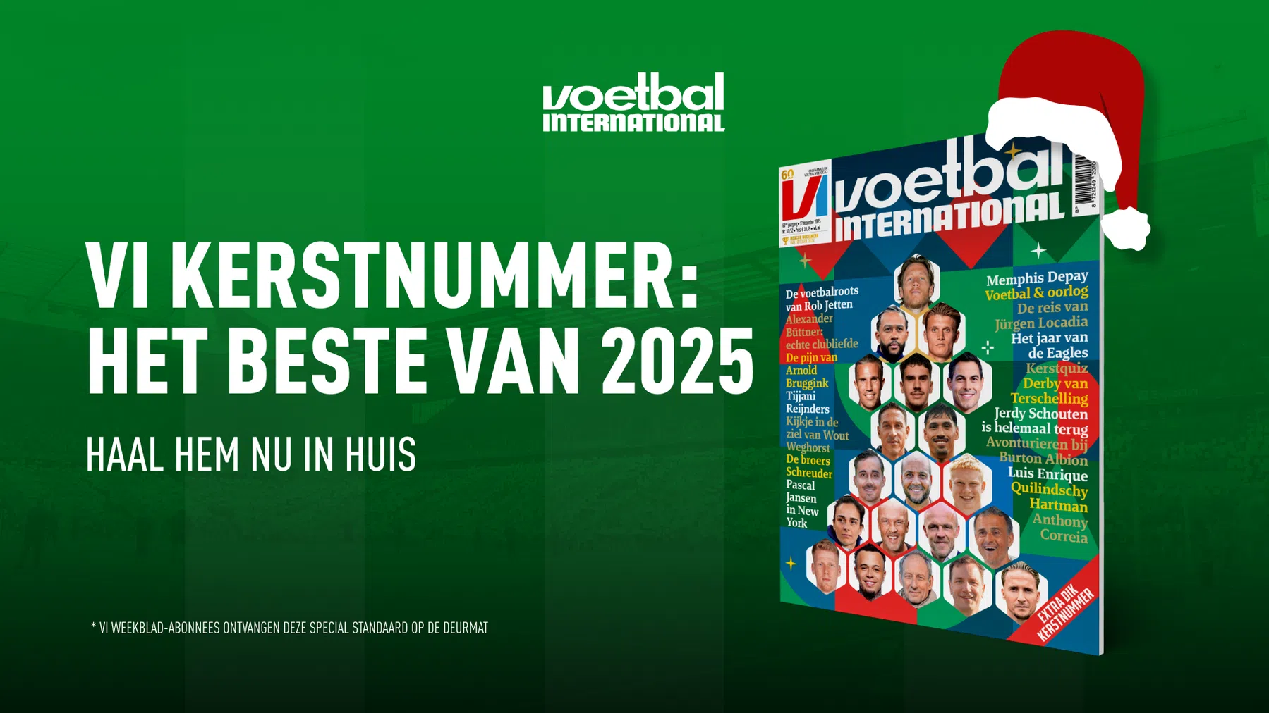 VI Kerstnummer 2025: 'Leer te dansen in de regen'