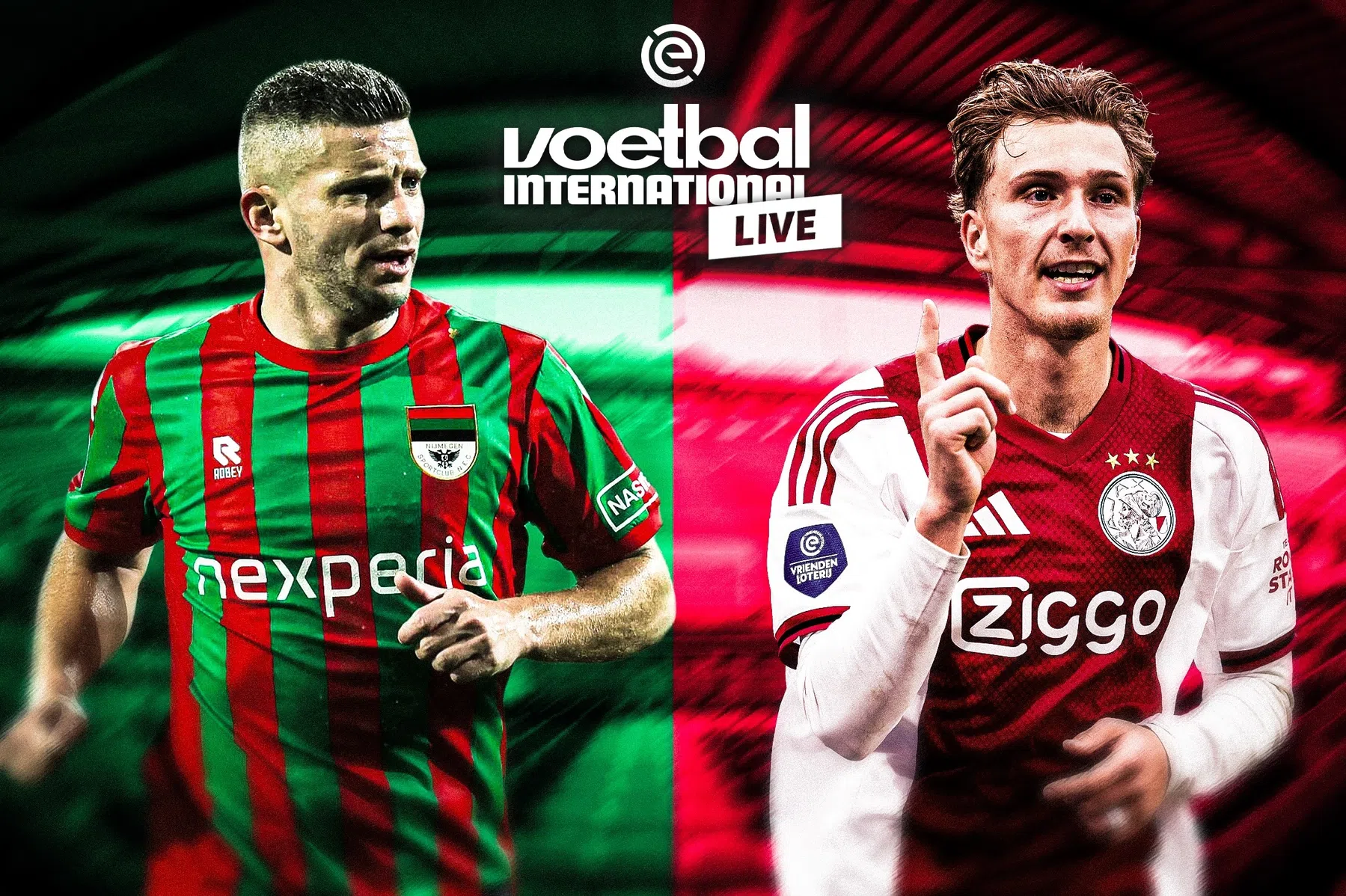 Ajax pakt voor het eerst sinds 1997 geen zege na vroege rode kaart tegenstander