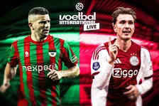 Thumbnail for article: Ajax pakt voor het eerst sinds 1997 geen zege na vroege rode kaart tegenstander