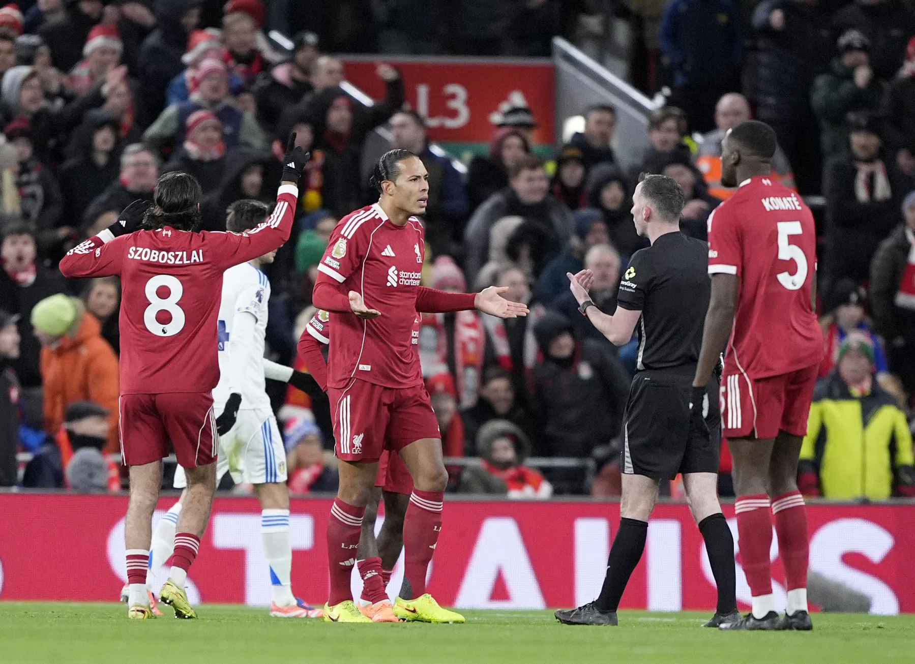 Nieuwjaarskater voor Slot: Liverpool morsend 2026 in