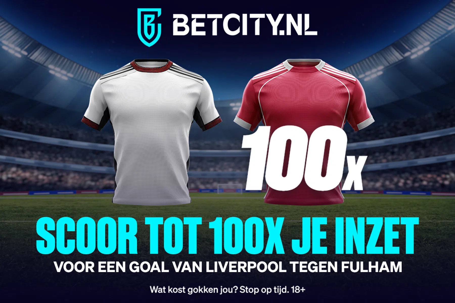 Tot 100x je inzet voor een goal van Liverpool op Craven Cottage!
