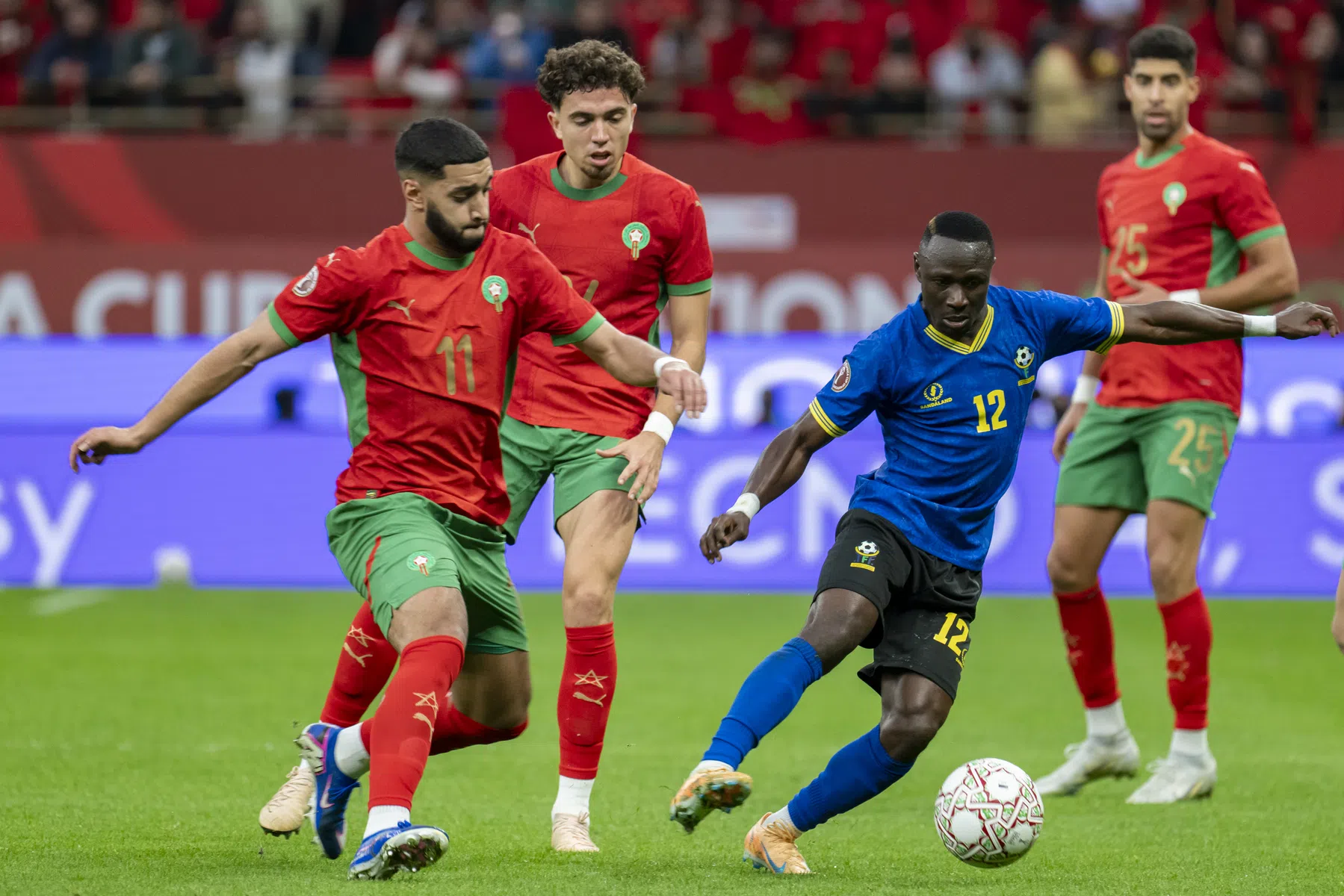 Dit is het schema van de kwartfinale van de Afrika Cup