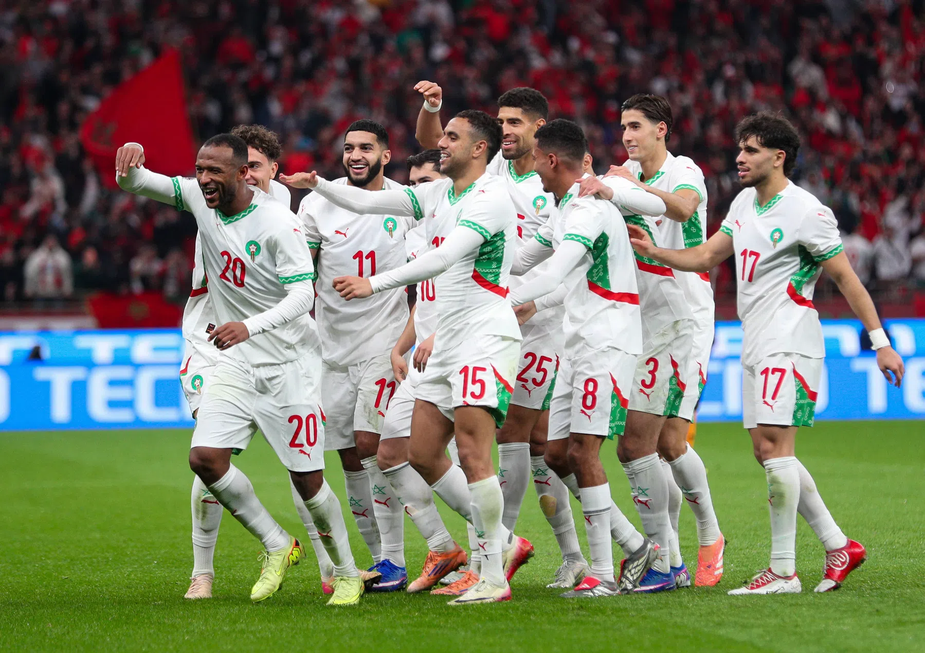 Dit is het schema van de halve finale van de Afrika Cup