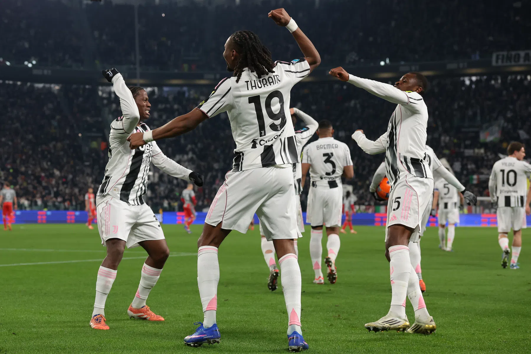 Juventus viert zijn grootste overwinning van het seizoen