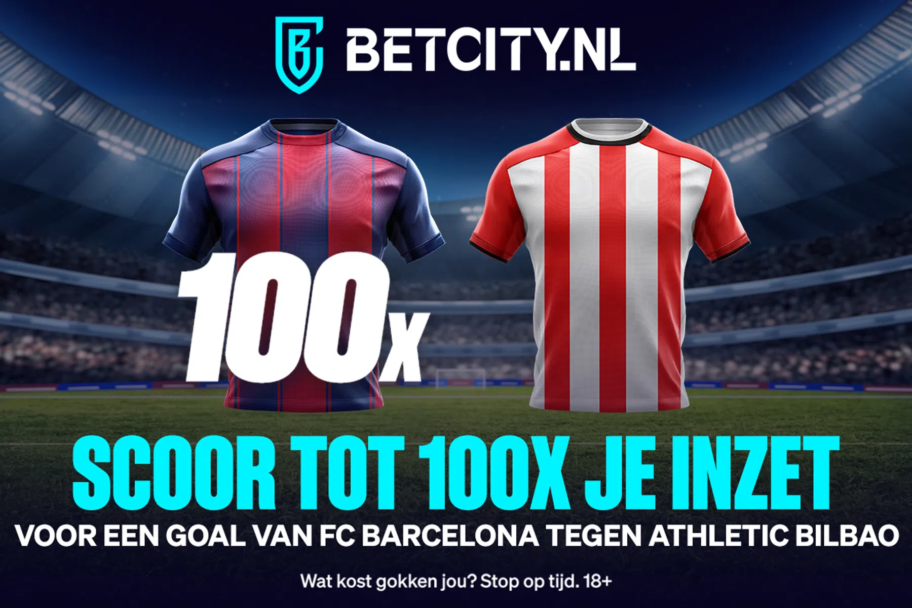 Doelpunt van Barcelona kan tot 100x je inzet opleveren!