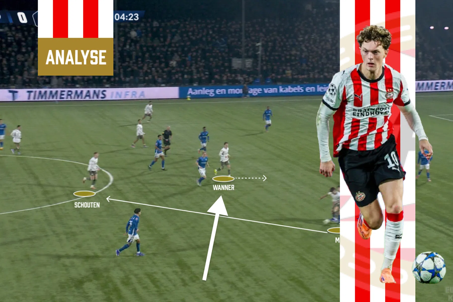 Paul Wanner laat specialiteit zien op favoriete positie