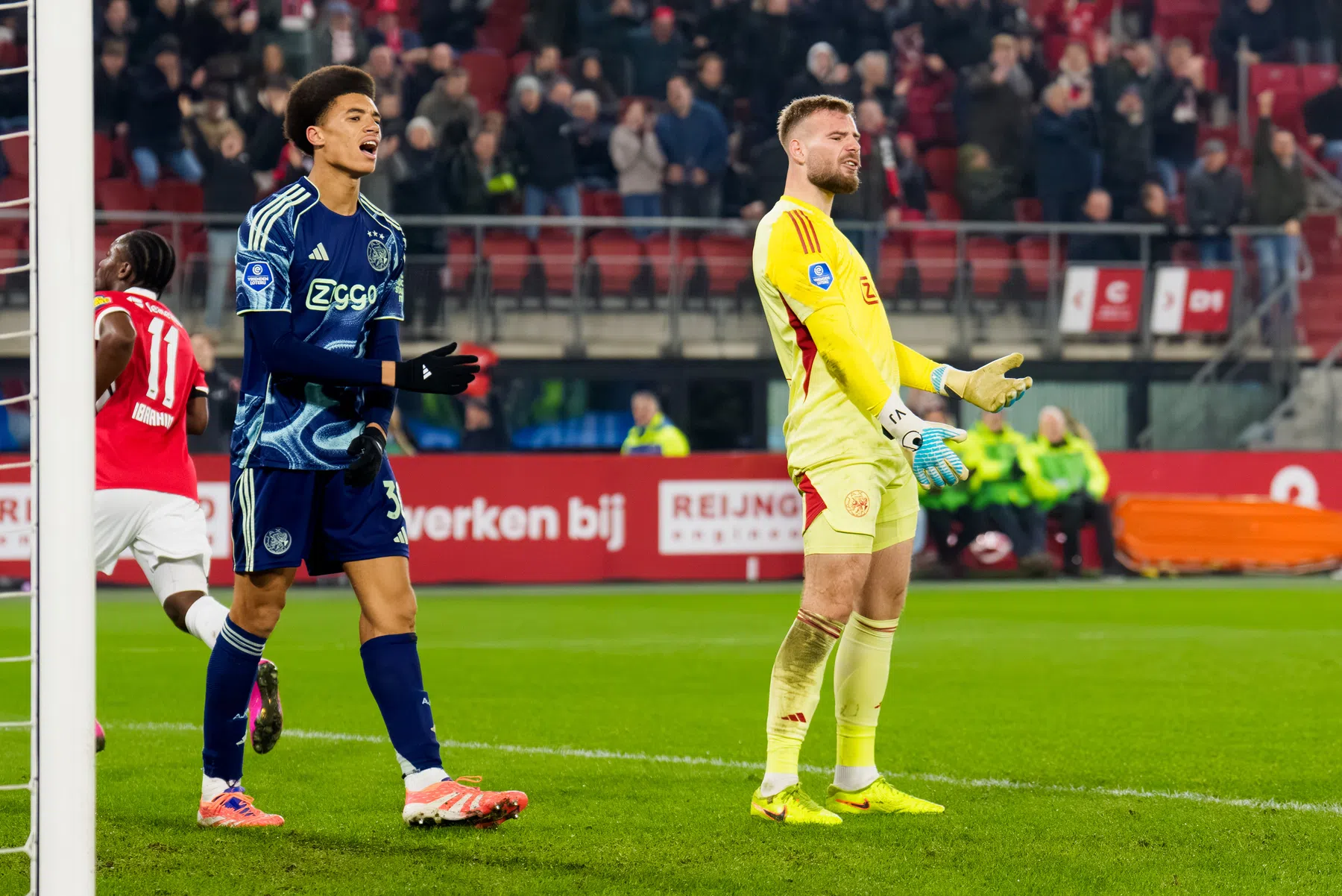 Nog nooit kreeg Ajax zoveel tegengoals als dit seizoen
