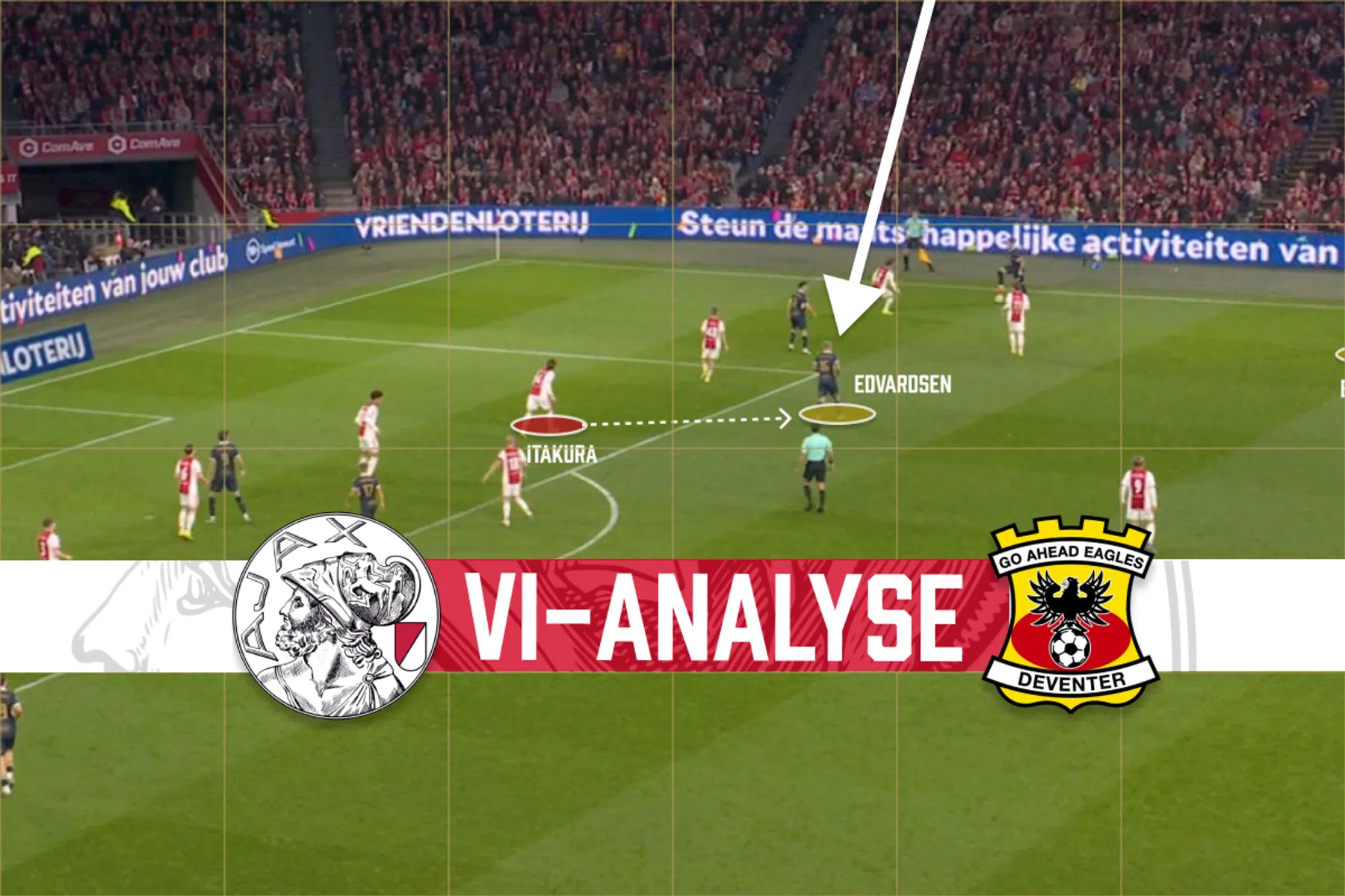 Tactische analyse Ajax - Go Ahead Eagles: omzetting Melvin Boel