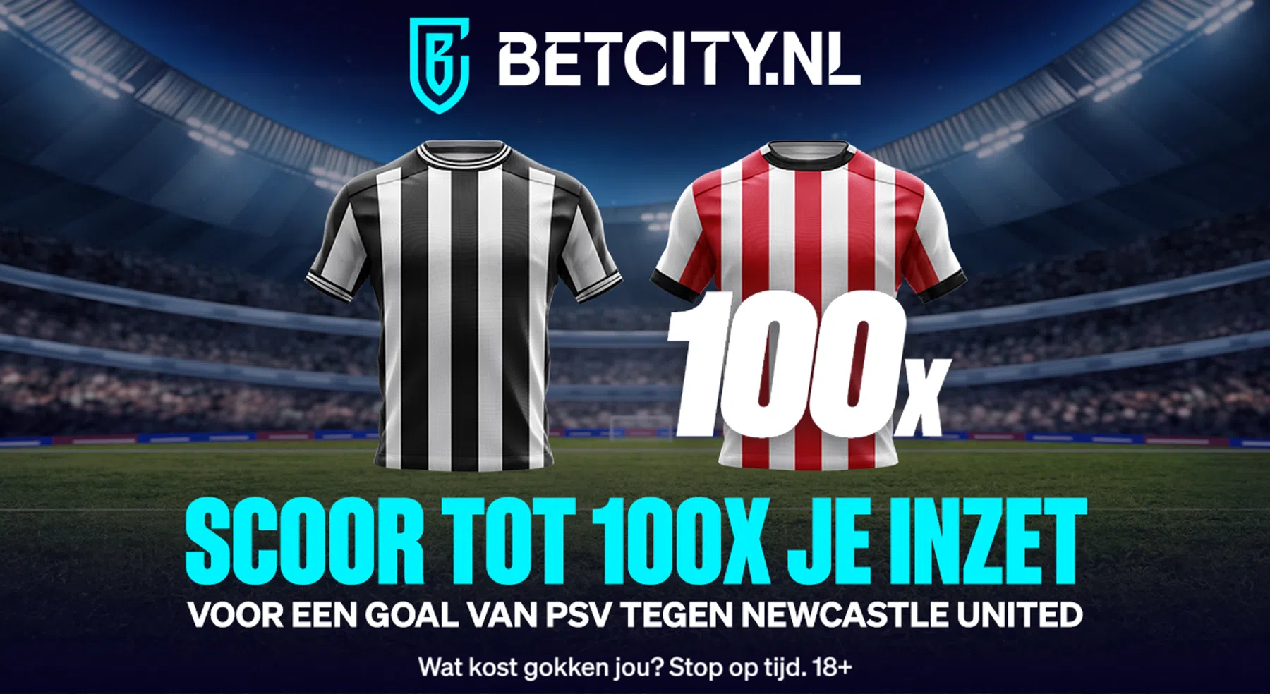 Goal van PSV tegen Newcastle kan tot 100x de inzet opleveren!