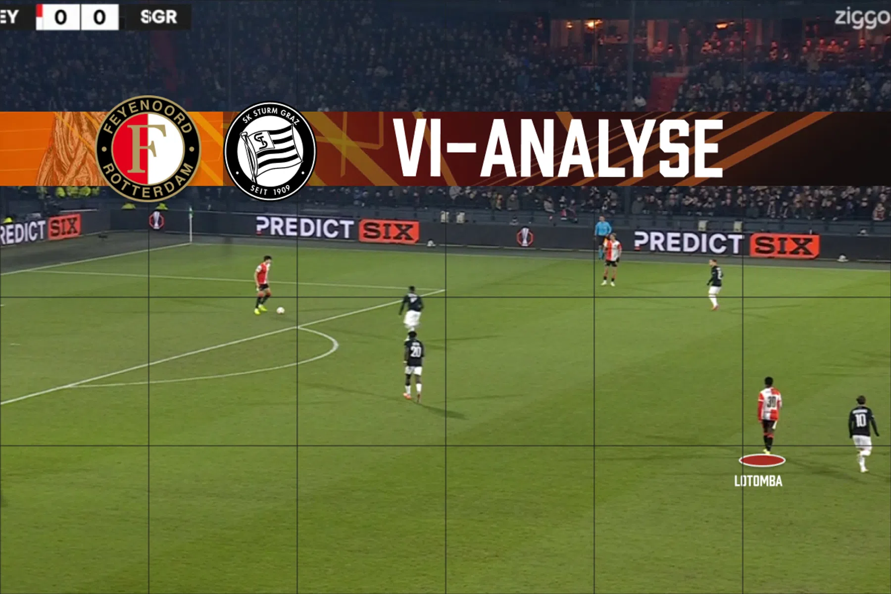 Tactische analyse Feyenoord - Sturm Graz: counters helpen Van Persie