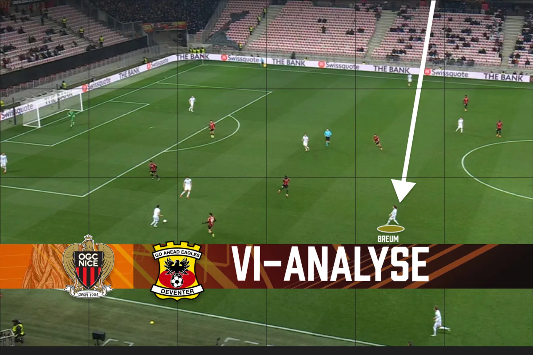 Tactische analyse Nice - Go Ahead Eagles: fouten in opbouw