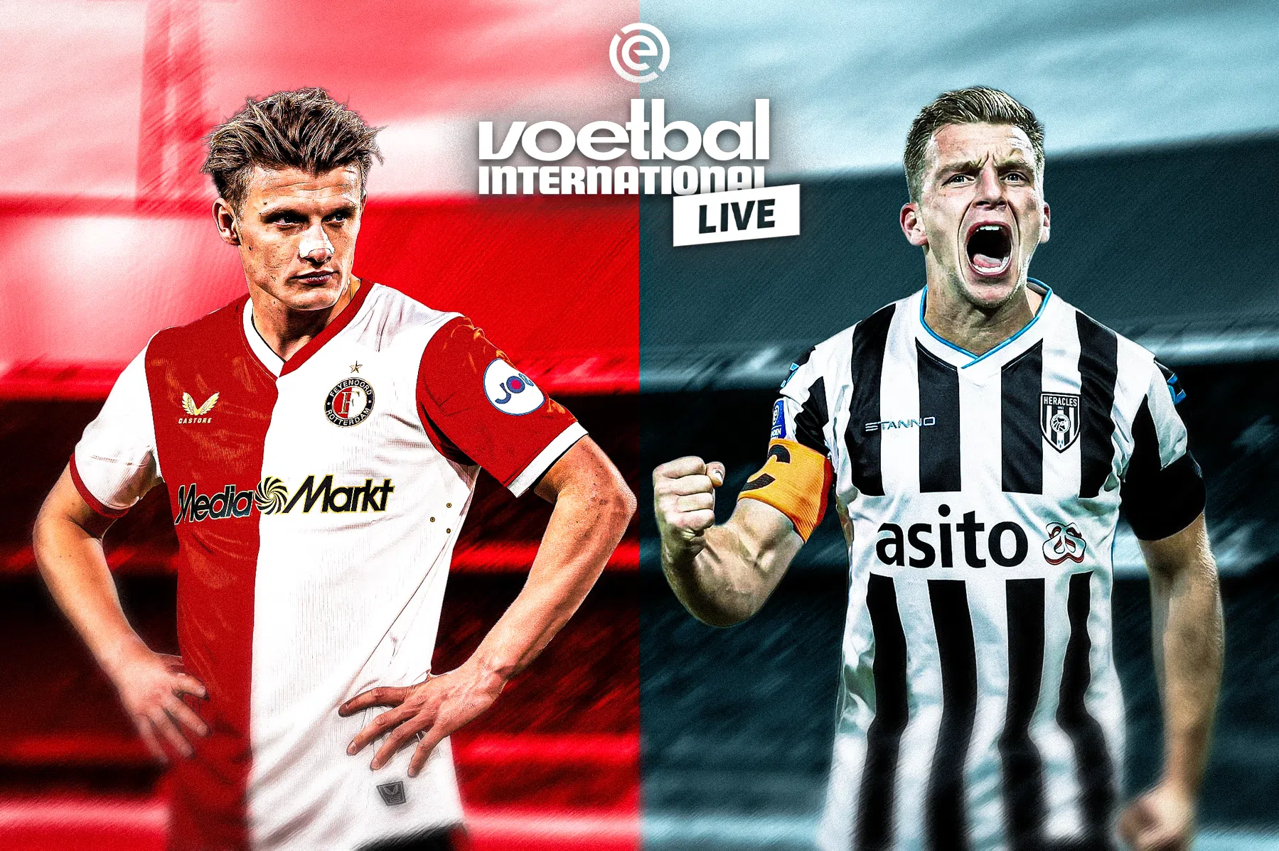 VI Live: Feyenoord tegen Heracles Almelo in de Eredivisie