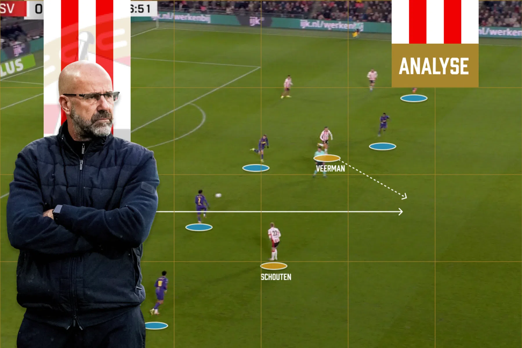 NAC zit PSV in de weg dankzij gewaagd pressieplan