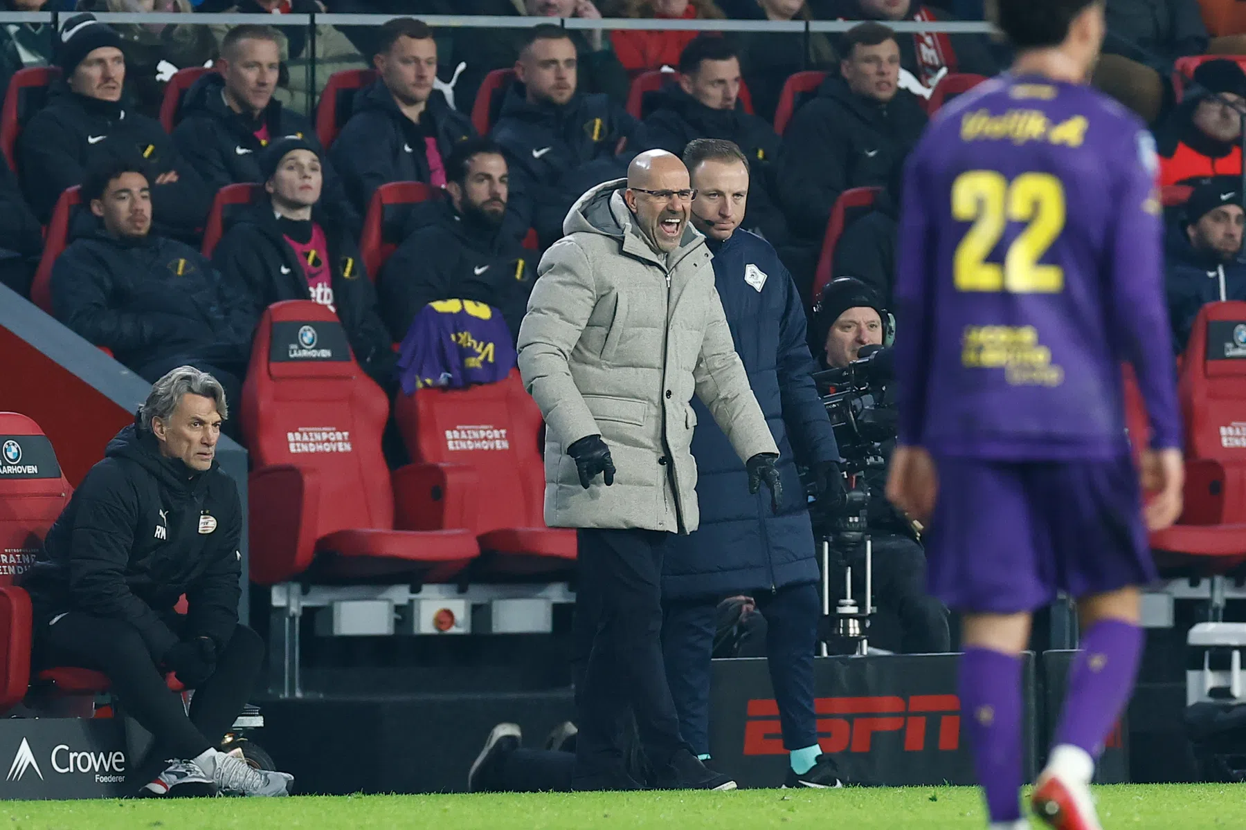 Kritische Bosz kraakt instelling bij PSV'ers: 'Deed pijn aan de ogen'