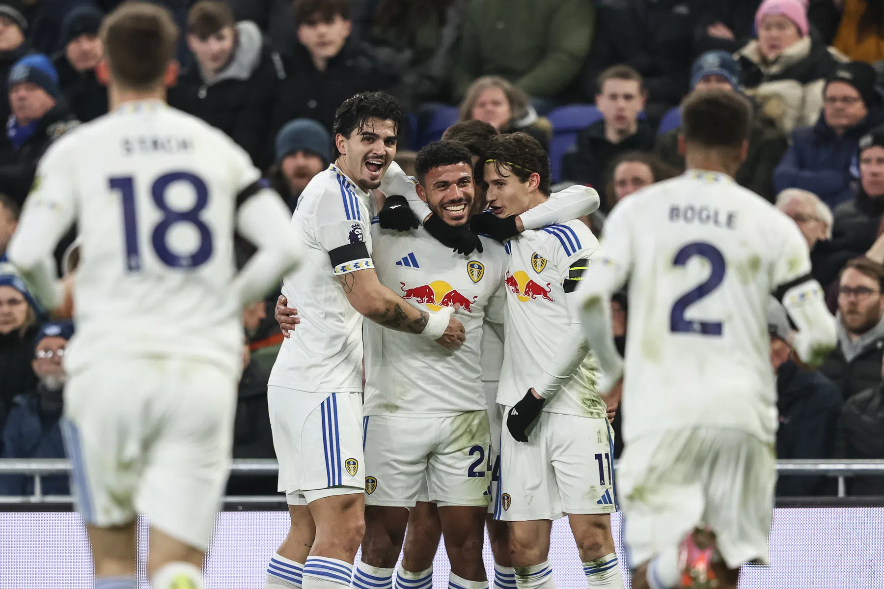 Everton en Leeds schieten niets op met zwaarbevochten gelijkspel