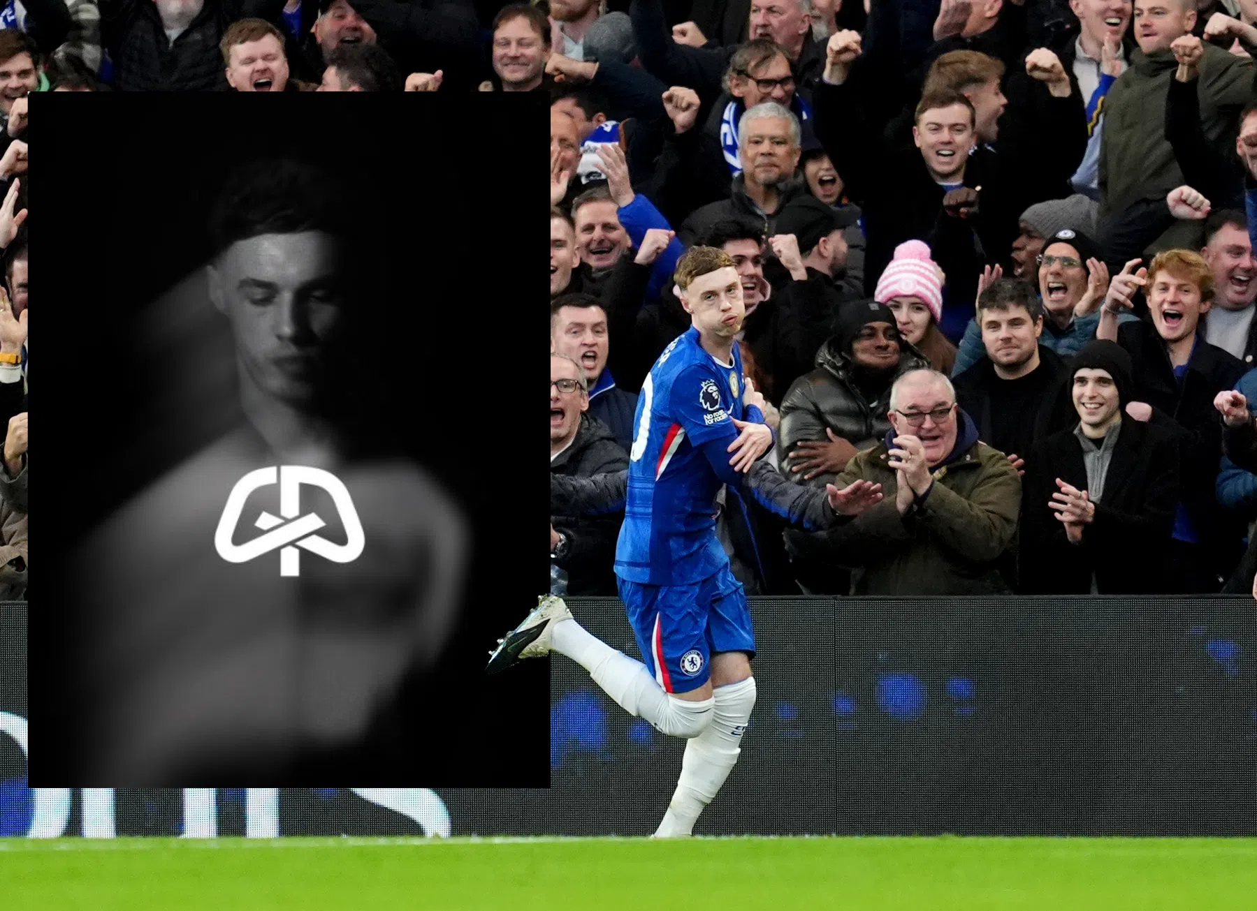 Na handelsmerk ook gewiekst logo voor Chelsea-ster 'Cold Palmer'