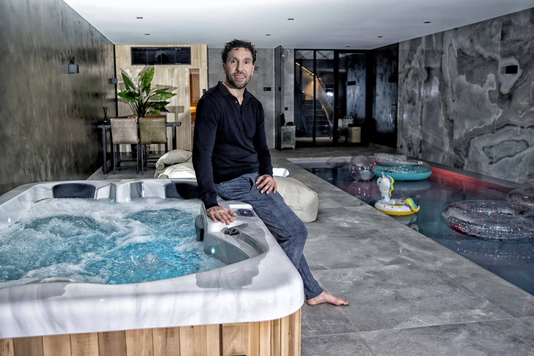 Op zwemles bij Mimoun Mahi