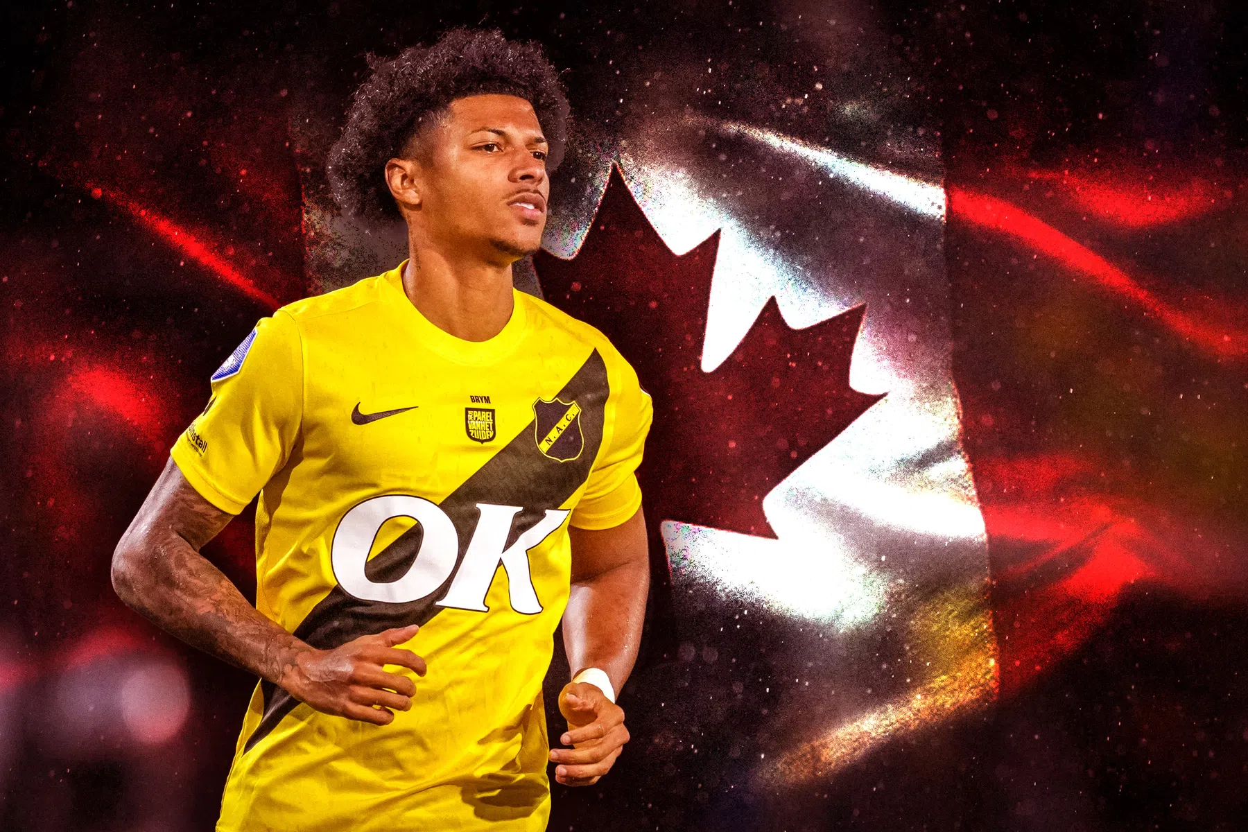 Door juist te lopen zónder bal durft Brym bij NAC weer te dromen van WK