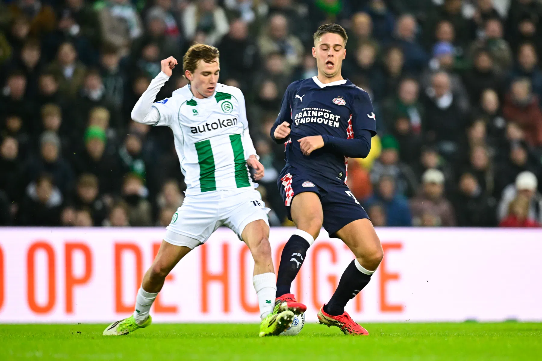 PSV zet na doorstaan Groningse storm weer vinkje richting vroege titel