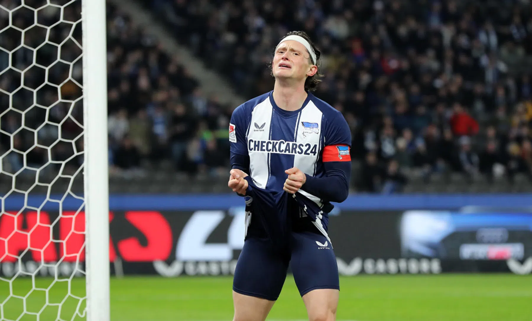 Hertha sneuvelt na penalty's: Bundesliga-feestje in halve finale DFB-Pokal