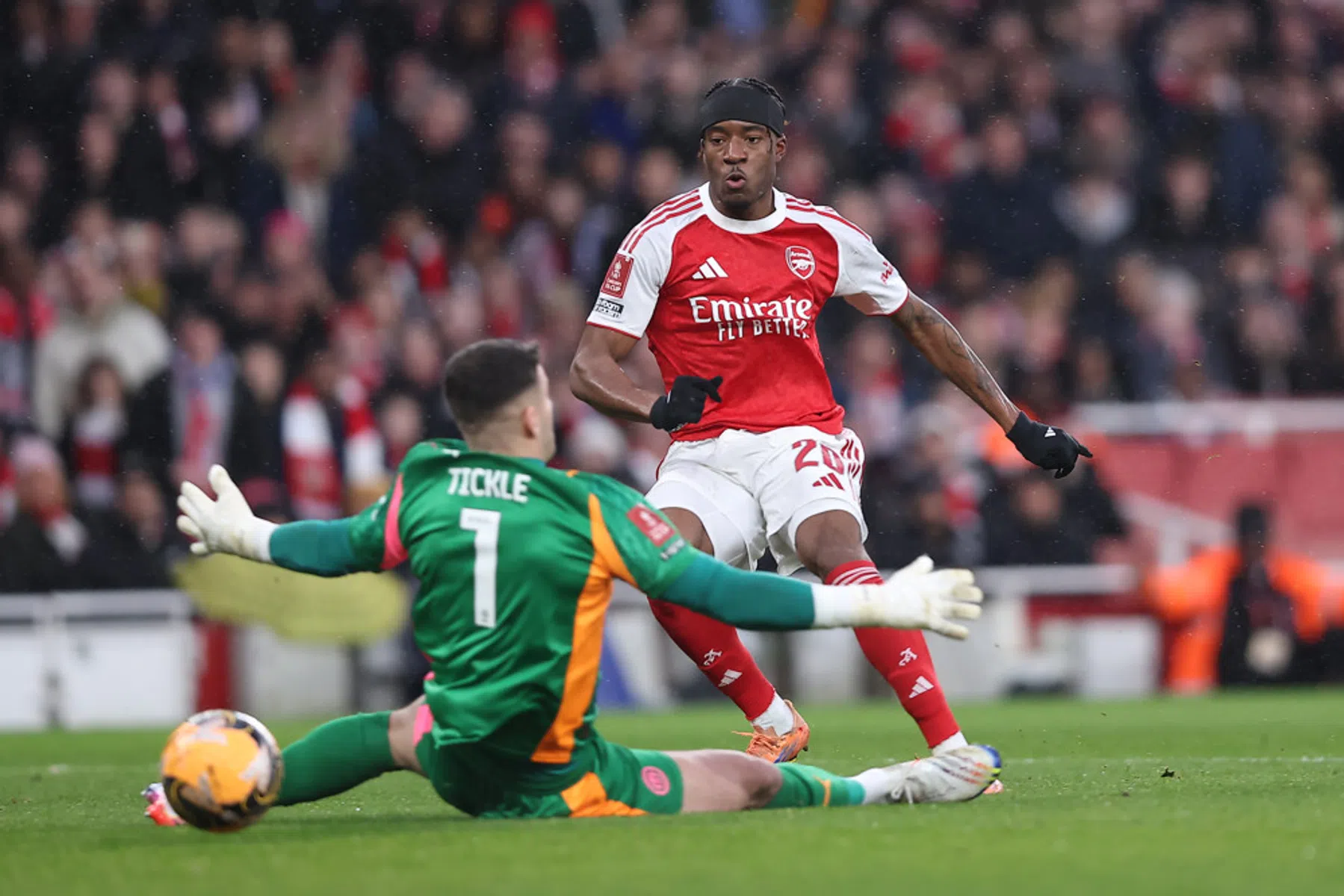 Wervelend Arsenal stelt binnen halfuur plek in achtste finale FA Cup veilig