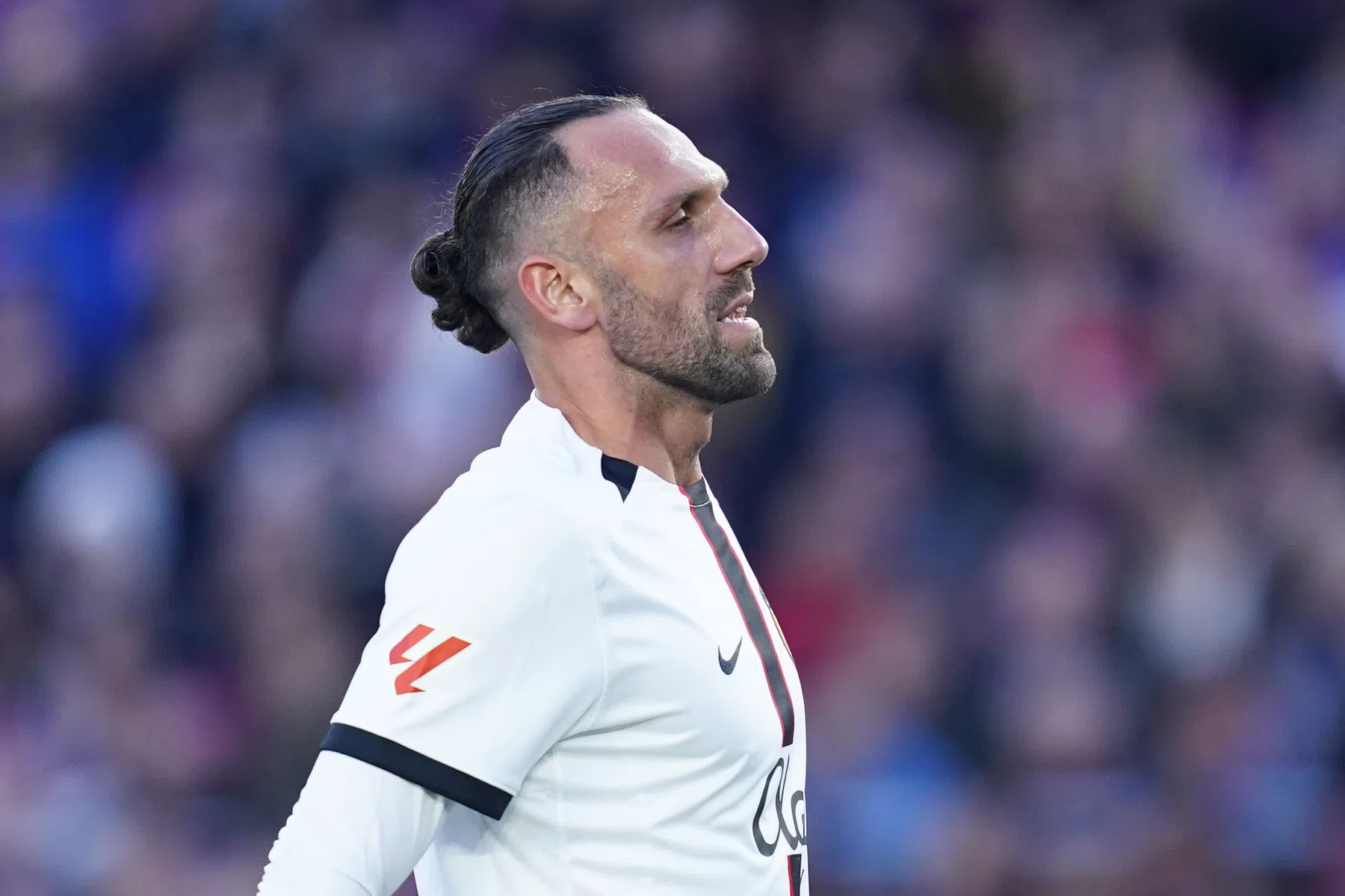 Muriqi vlag op modderschuit bij Mallorca