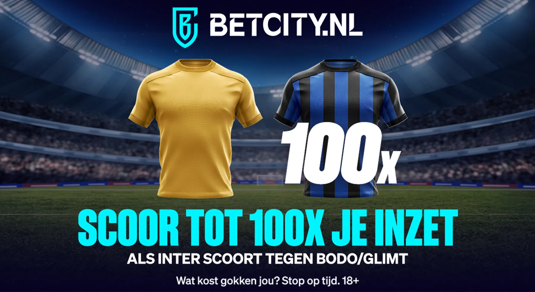 Goal van Internazionale in Noorwegen kan tot 100x de inzet opleveren!