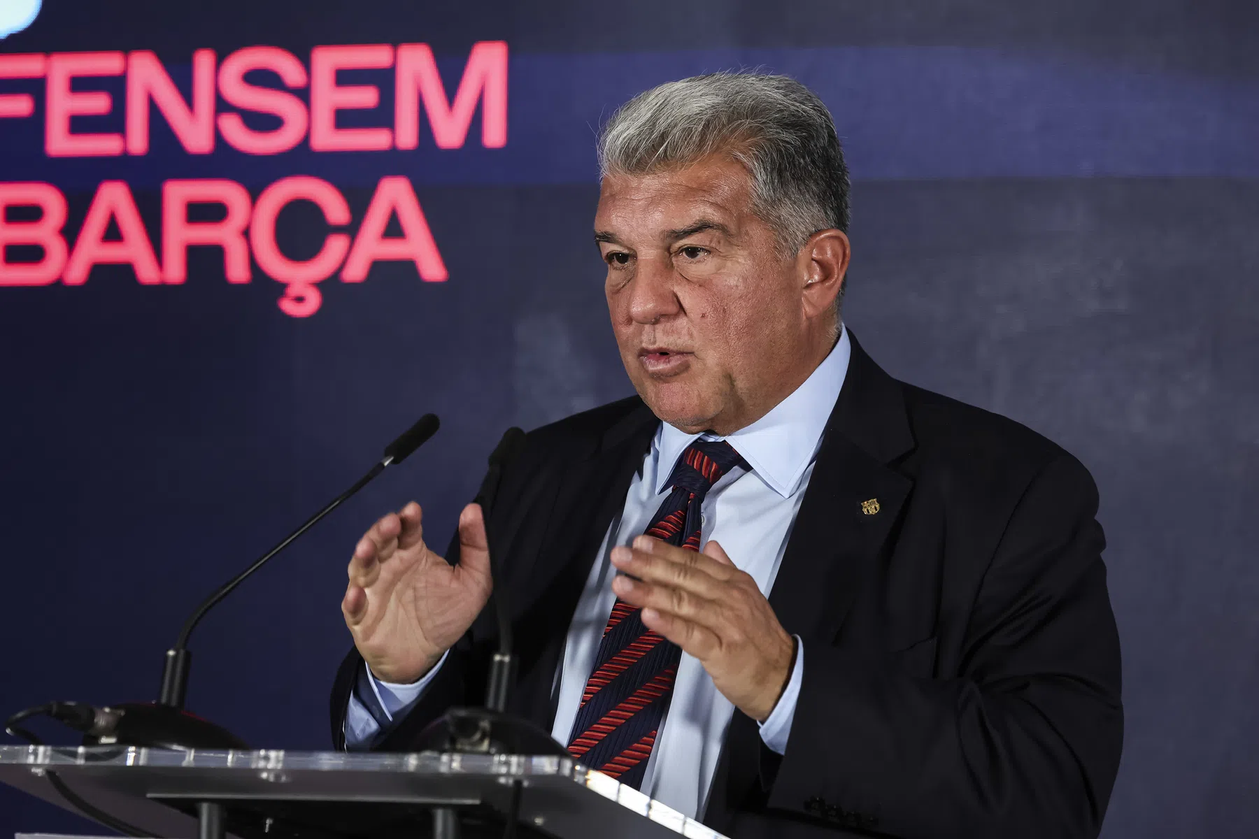 Laporta opent verkiezingscampagne Barça met aanval op scheidsrechtersgilde