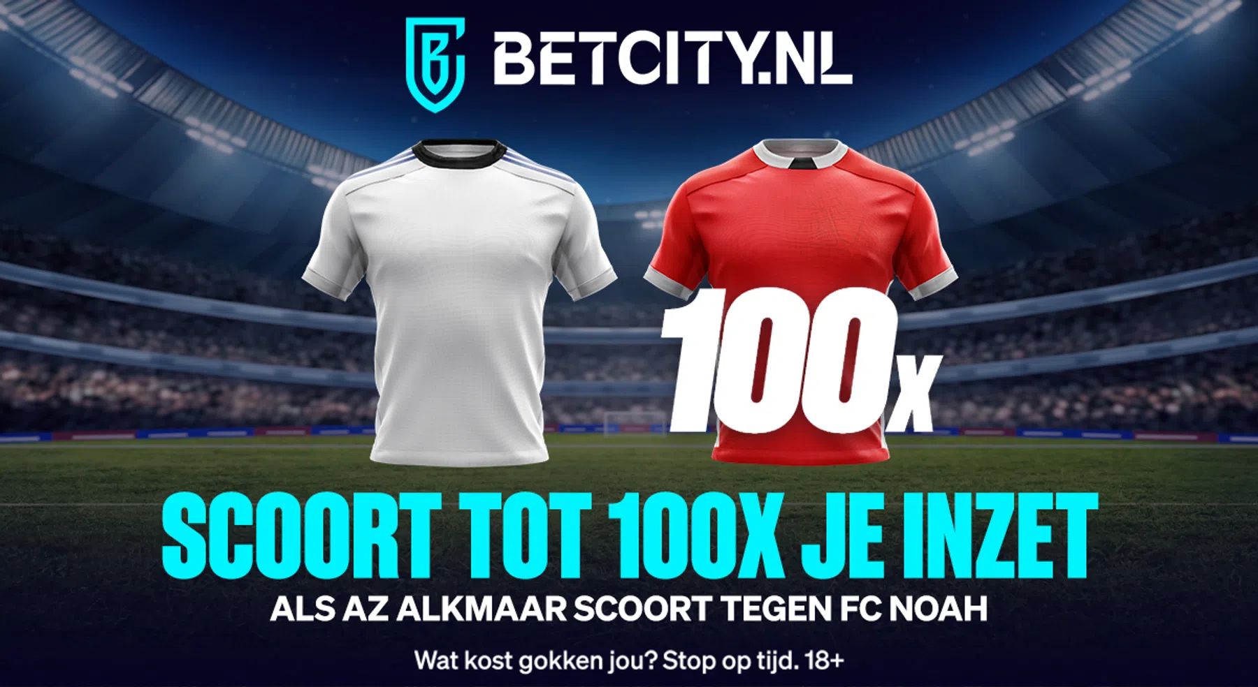 Goal van AZ tegen FC Noah kan tot 100x je inleg opleveren!