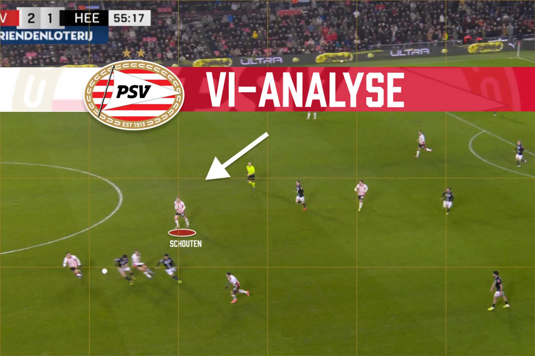 Deze omzetting van Bosz liet PSV meer domineren in de tweede helft