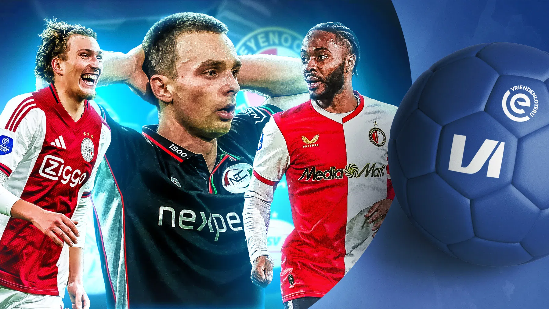 Rondje Eredivisie: Feyenoord slaat een gat met NEC en Ajax