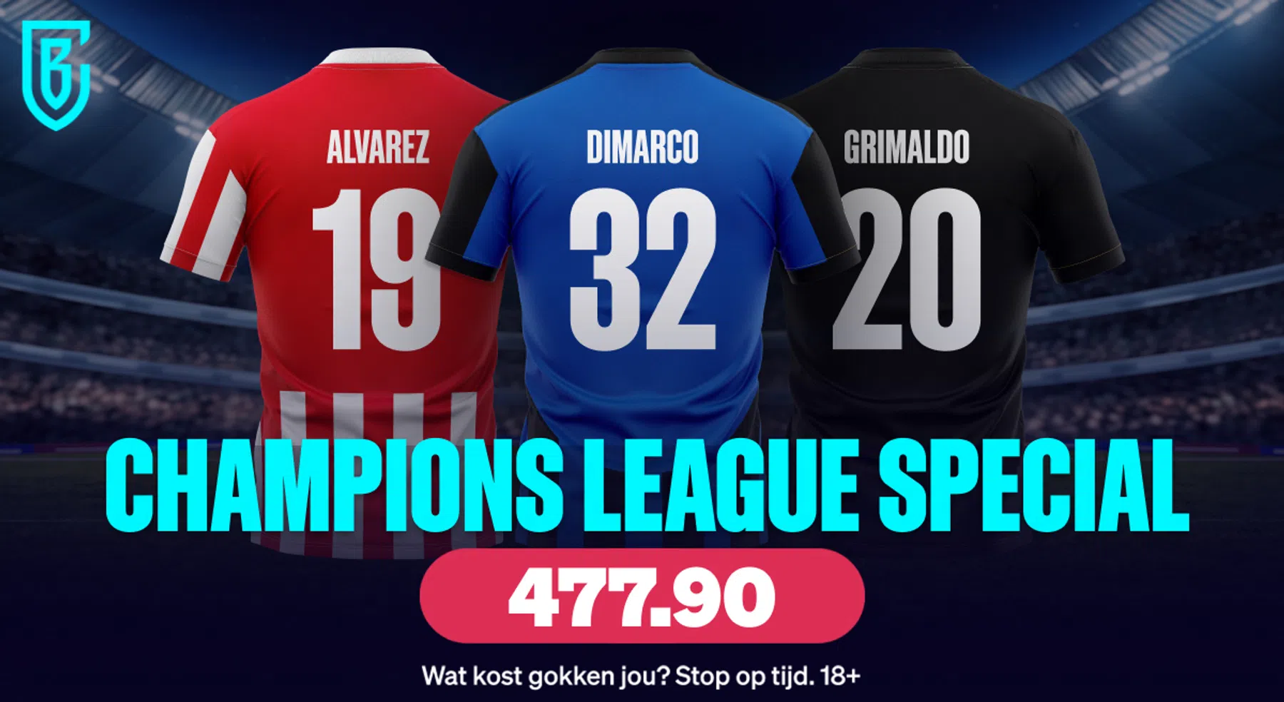 Supercombo kan tot wel 477 keer de inzet opleveren; bekijk het heerlijke CL-menu!