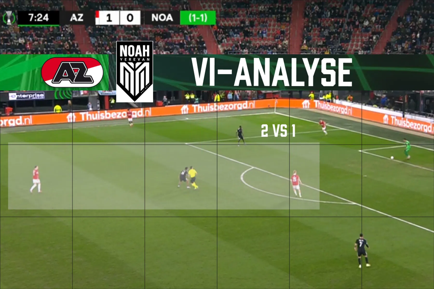 Tactische analyse: Waarom AZ dit keer wel won van FC Noah