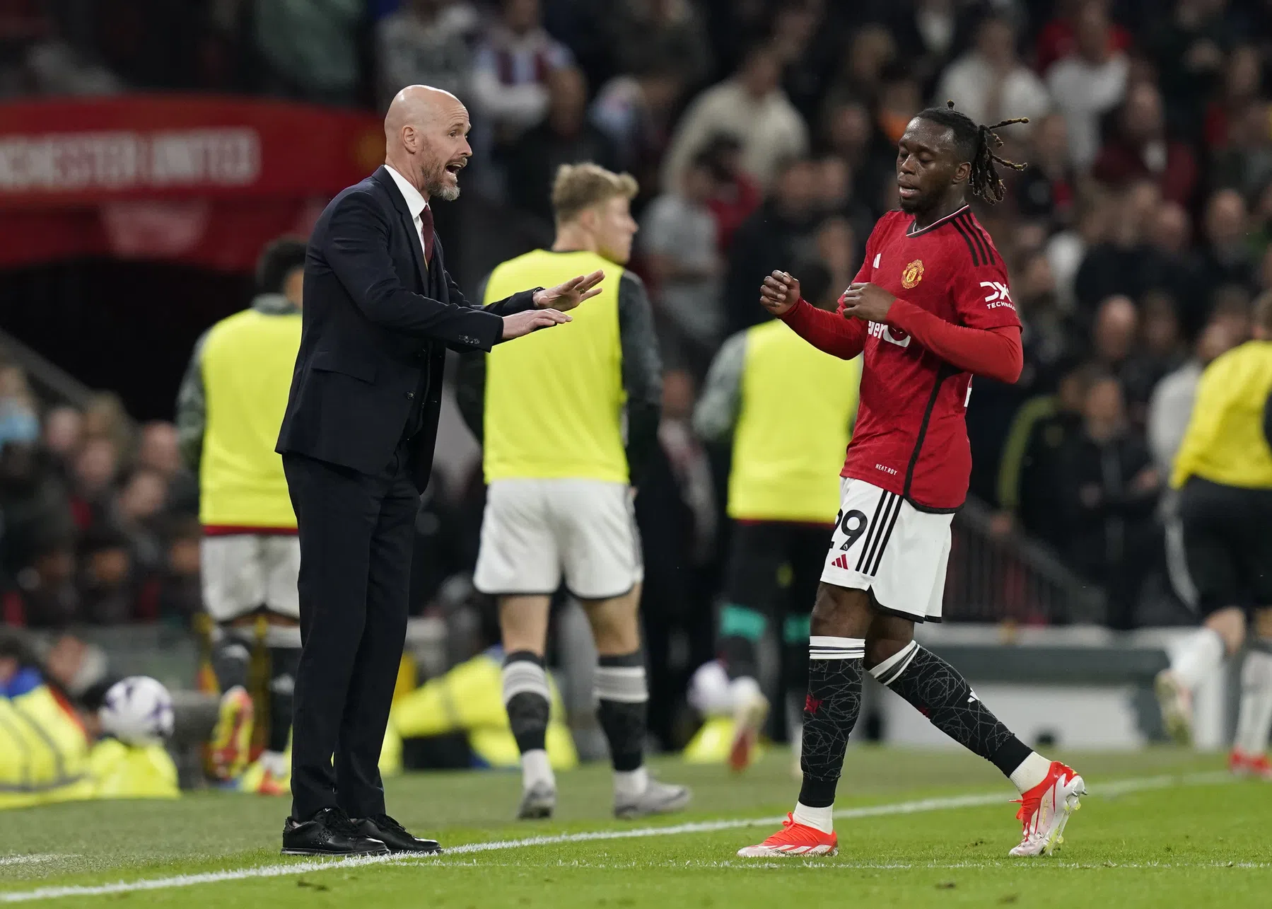 Wan-Bissaka doet boekje open over moeilijke verhouding met Ten Hag