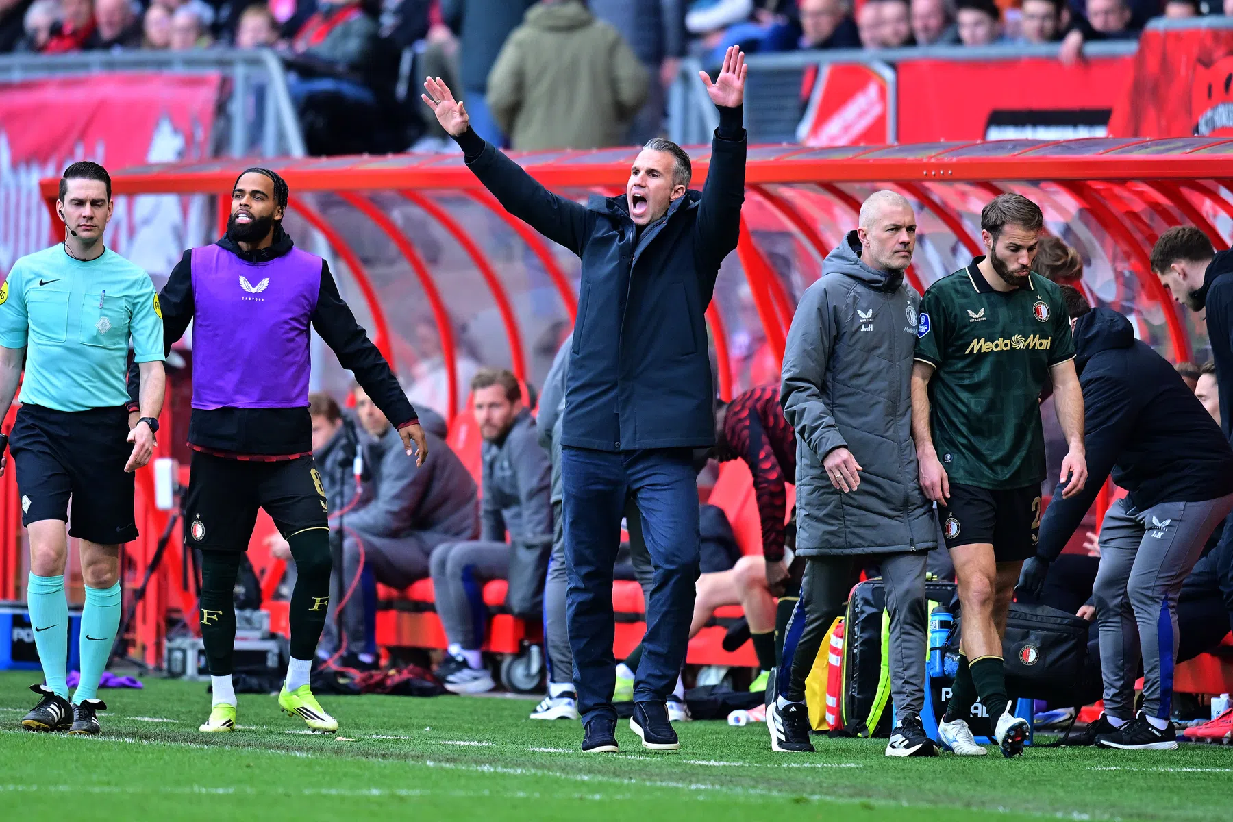 Feyenoord op-één-na slechtste nummer twee na 25 speelrondes