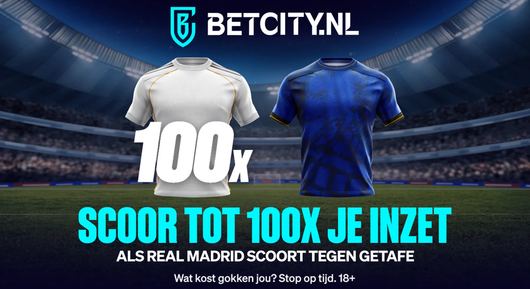 Doelpunt van Real Madrid kan tot 100x de inzet opleveren!