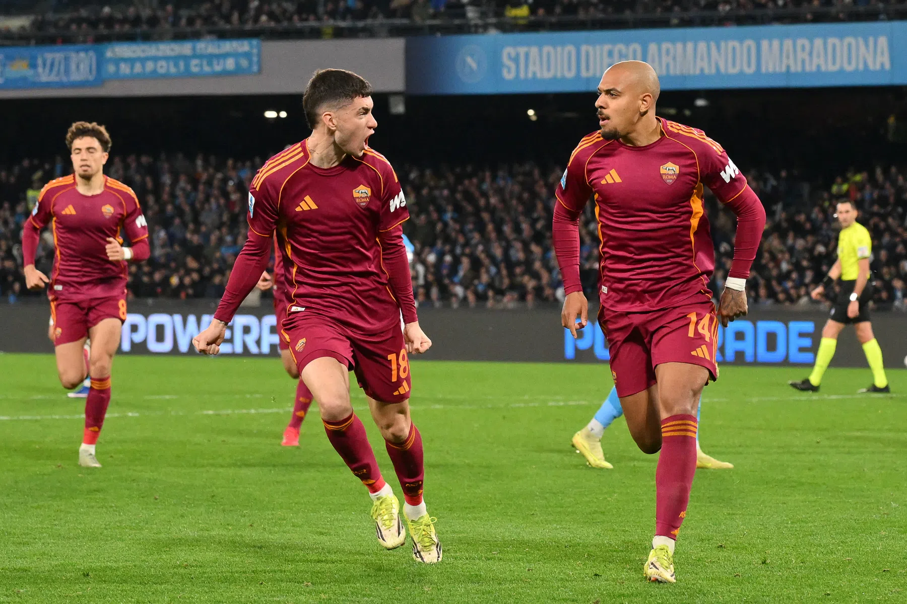 Sinds zijn transfer naar AS Roma moet Malen alleen Kane voor zich dulden