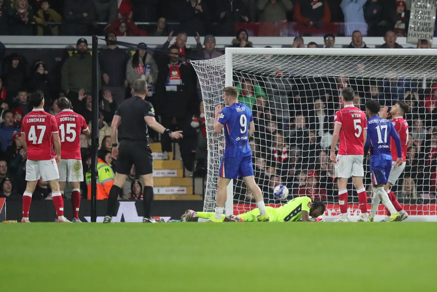 Hollywood-club Wrexham kan FA Cup-stunt tegen Chelsea nét niet voltooien