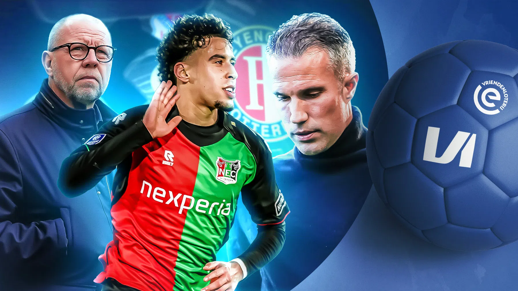 Rondje Eredivisie: 'Feyenoord moet ingrijpen; Van Persie is niet meer houdbaar'